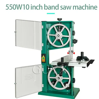 10 inch Văzut Mașini de prelucrare a Lemnului Band-Saw Machine 550W DIY Model Hobby Masa de Taiere pentru prelucrarea Lemnului Multi-Funcție
