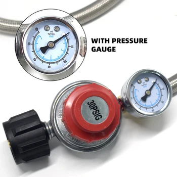 Gaz supapa de presiune 0-30psi timp Potrivit pentru QCC1 / Type1 LP gaz propan rezervoare și cilindri