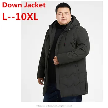 10XL 8XL 5XL 6XL brand îngroșa iarna, hanorace lung jos jacheta barbati lumina hanorace hanorac jacheta barbati neagra jos jacheta parka coat