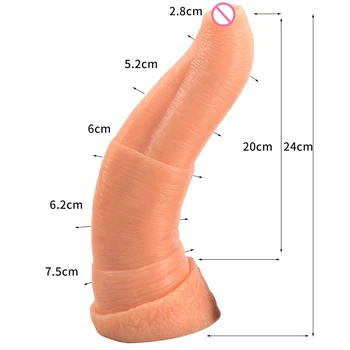 FAAK Erotic animal Vibrator Anal Jucărie pentru Femeie Adult Dop de Fund, vagin, Penis Fals Real Dick G-spot Masturbatori Jucarii Sexuale pentru cupluri