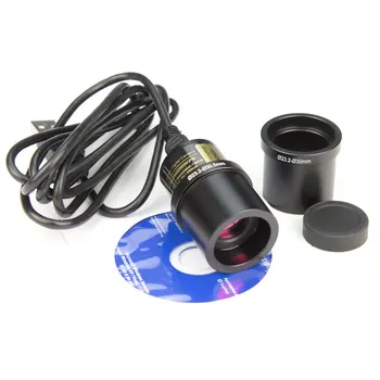 HD USB 2.0 MP Electronice Ocular Microscop Camera Industriale Ocular Camera de Montaj Dimensiuni 23.2 mm, cu inel adaptor