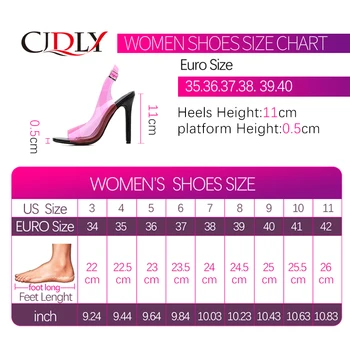 CJDLY Transparent Femei Sandale Sandale cu Toc încăltăminte într-Femme Stripper Sexy Pantofi Femei Tocuri Peep Toe Pantofi de Vara pentru Femeie
