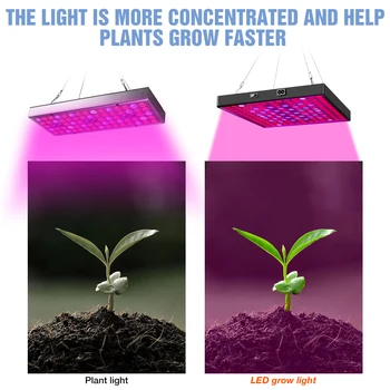 Plante de interior LED-uri Cresc de Lampa cu Spectru Complet CONDUS Răsad Fito Lumina 30W 50W Flori de Seră în Creștere Lampă de Panou Pentru Phyto Semințe