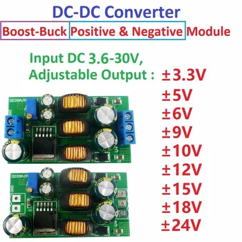 20W +- 5V-24V Pozitive și Negative Dublă de Ieșire de Alimentare DC-DC Step-Up Boost-Buck Converter Module(Cu Terminale)