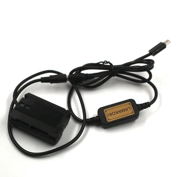 EN-EL15 Dummy Bateria DC Coupler Usb C Cablu PD12V adaptor pentru Nikon D500 D600 D610 D750 D800 D810 Camere