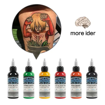 De înaltă Calitate Tatuaj Cerneală Set 1 Oz(30 ML)/Sticla Tatuaj Permanent Microblading Pigment Tattooist Consumabile 25 Pack