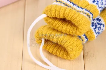 Cadou pentru copii de înaltă calitate toamnă iarnă în aer liber cald femeile ating copii knited mănuși jumătate / full degetul mitten5pair=10buc GW51