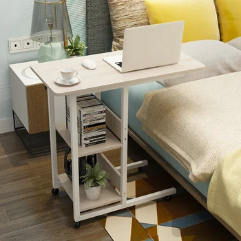 Notebook masa de calculator modern și simplu leneș dormitor noptieră pat cu mini-birou simplu