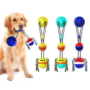 Ventuza Câine Câine Jucărie Animale De Companie Jucărie De Ros Musca Rezistent Mingea Ventuza Puternica Câine Jucării HFing