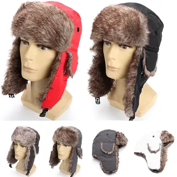 Iarna Trapper Gros Pălării Capota Trooper Earflap Cald Bombardier Pălării de Schi Pălărie de Blană Ushanka Garro Pălării de Iarnă pentru Femei Casquette