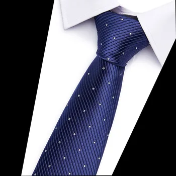 Coreeană Stil Britanic 7cm Gât Cravată Subțire, Îngust Casual Dot Dungi Petrecere de Club, Salon Bar Pentru Barbati Femei Mirele Chelner Chelnerita