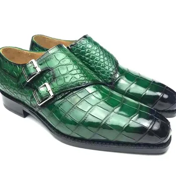 Chue oameni noi pantofi din piele de crocodil crocodil barbati pantofi barbat din piele pantofi de nunta de afaceri, petrecere a timpului liber