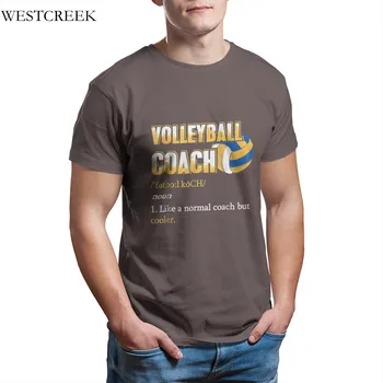 Men ' s T-shirt, Antrenor de Volei Volei Amuzant Definiti T-Shirt Groot Kawaii Supradimensionate Retro calitate de Top pentru Bărbați Îmbrăcăminte 36084
