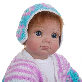 Bebe Renăscut Menina bonecas 22inch pânză corpul Silicon Vinil Renăscut Baby Dolls Cadouri Moda copii cadou bonecas