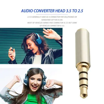 De 3,5 mm la 2,5 mm de sex Masculin la Feminin Audio Stereo Adaptor Convertor Adaptor Jack pentru Căști de Transfer Conector Audio