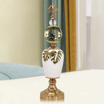 Roman retro stil de decorare ceramică ceas de creație ceas de masa de uz casnic TV cabinet ceas