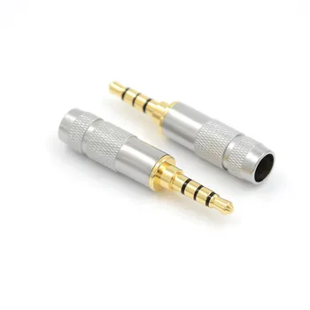 1buc 4 Pol de 3,5 mm pentru Căști Stereo de sex Masculin Mufa Jack Audio Aliaje de lipit Conector Pur Conductor de Cupru
