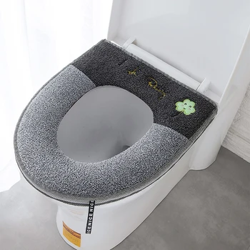 2020 Universal Cald Moale Lavabil Capac Scaun de Toaletă Mat Set pentru Decor Acasă Closestool Mat Scaun Caz Capacul de Toaletă Accesorii