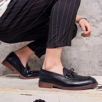 Stil de moda Moale Mocasini Barbati Mocasini Piele de Înaltă Calitate alunecare pe Pantofi pentru Bărbați respirabil Apartamente Gommino de Conducere Pantofi pentru bărbați