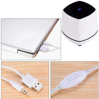 Desktop Mini Boxe USB Alimentat și de 3,5 mm Intrare Audio Calculator cu Cablu Audio pentru PC/Telefon Inteligent și Comprimat Calculator