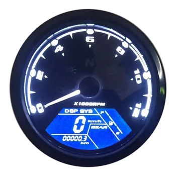8-18V Universal Digital LCD Tahometru Speeeter Oeter Motocicleta Motocicleta 12000 RPM pentru 2,4 Cilindri de Afișaj Maxim de 199