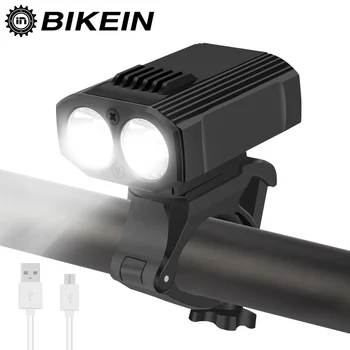 BIKEIN 400 Lumen Bicicleta LED Ciclism Biciclete Lanterna Bicicleta Față de Lumină USB Reîncărcabilă MTB CONDUS SOS Faruri Accesorii