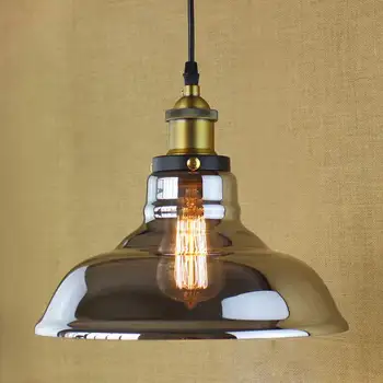 Retro Vintage Stil Industrial Edison becul de Sticlă pandantiv de iluminat pentru bucatarie Restaurant Cafenea Decor caracter specific lampa