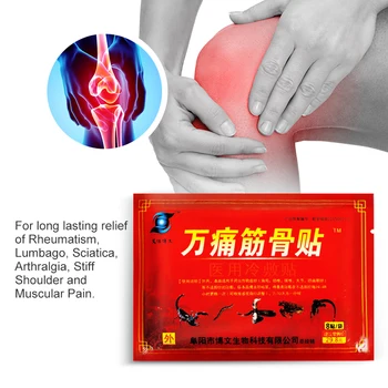 8Pc Venin de Scorpion Dureri Articulare Ameliorarea Ipsos Chineză Extract de Genunchi Înapoi Corpul Ipsos Artrita Reumatoida Ameliorarea Durerii Autocolant