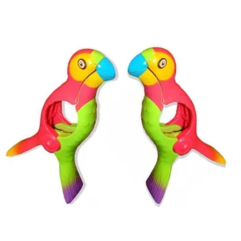 2 BUC Prosop Clipuri Papagal Pasăre de Plastic, Haine de Plaja Clip Quilt Șosete Cuier Clipuri Bucătărie Organizator de Baie