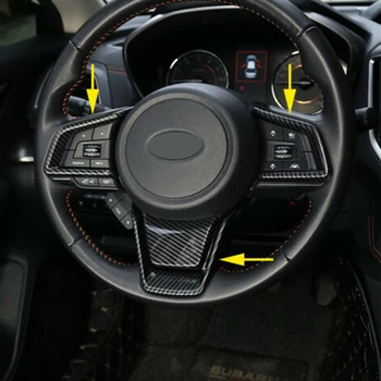 ABS, Fibra de Carbon Volan Comutator Ornamente Capac pentru Subaru Forester XV Crosstrek 2018-2020