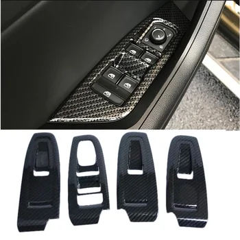 ABS, Fibra de Carbon de Culoare Auto Interior a Geamului Panou Decor Capac Ornamental Pentru Subaru XV 2018 2019 Auto-Styling Accesorii