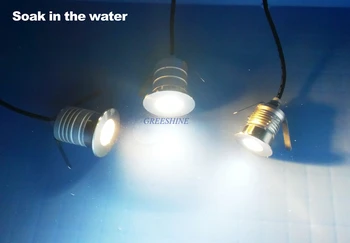 12V IP67 rezistent la apă în aer liber Led Încastrat în Podea 1W Lumina Reflectoarelor Finisor Lumina Amenajare a teritoriului Gradina Terase Lumina 24buc/lot