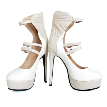 Sandale de vara pantofi pentru femei tocuri deget de la picior Închis glezna bretele catarama sandale cu platforma zapatos mujer
