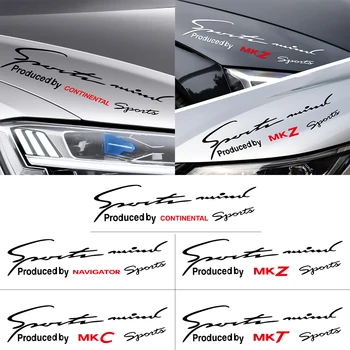 1buc Auto-styling Vinil Sport Emblema Auto Reflectorizante, Lampă Spranceana Autocolante, Decal Pentru Lincoln Continental Navigator MKZ MKC MKT