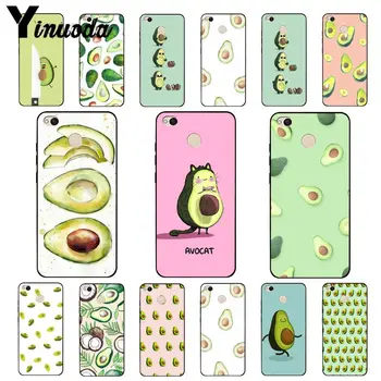 Yinuoda avocado estetice Gteen Fructe Alimente Telefon Caz pentru Xiaomi mi5 6 A1 A2 Lite Mi9 9SE mi8lite F1 Mix2 2S Max2 3
