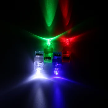 Nou Degetul LED Lumini Laser Intermitent Inel Fascicul de Lumină pline de Culoare, Lanterna Lumina Lămpi Incandescente Concert Decorative elemente de Recuzită de Jucărie pentru Copii