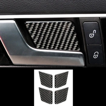 Pentru Mercedes-Benz 08-12 GLK Fibra de Carbon Interior GLK300 260 Interioară a Mânerului Portierei Castron Decorare Autocolant