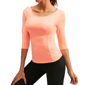 Yoga Maneca Lunga Tricouri Femei Backless Sport T-shirt Solid Lombare Mesh Crop Topuri Antrenament Sală de Fitness Active Wear