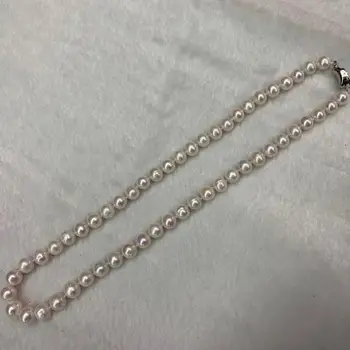AA gade 8-9mm de apă dulce colier de perle naturale bijuterie de piatra DIY bijuterii pentru femei pentru cadouri, en-gros !