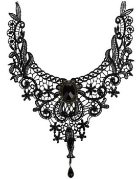 100buc / lot Europa și Statele Unite ale americii exagerare lady ' s new colier dantelă creative guler mare de bijuterii