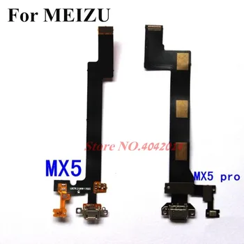 2 BUC Originale de Încărcare USB dock Port cu microfon cablu Flex Pentru MEIZU MX5/MX5 Pro Încărcător Conector Plug piese de schimb