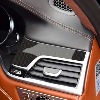 RHD 5D Fibra de Carbon de Vinil Styling Interior Consola de Comandă Central de Evacuare a Panoului Film Autocolant Decal Pentru BMW G11 G12 Accesorii