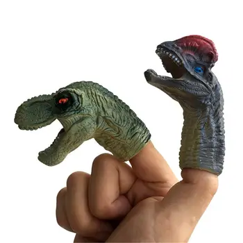 5PCS Dinozaur Realiste Marionete pentru Degete Set Joc de Rol Jucarie Copii Spune Povestea Prop NOI