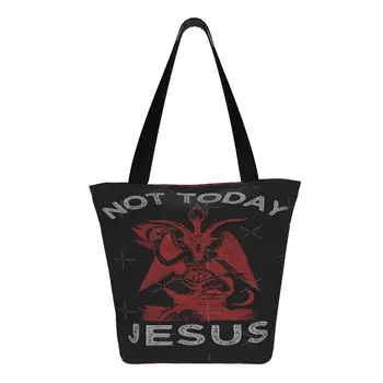 Nu Azi Isus! - Satana, Sigiliul Lui Baphomet, Amuzant Death Metal Parodie Om Adult Swag Geantă De Umăr Geantă De Mână