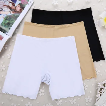 Moda Vara De Siguranță Pentru Femei Pantaloni Scurți Culoare Solidă Traceless Anti Expunere Doamnelor Fete Casual Fără Sudură Boxeri H9