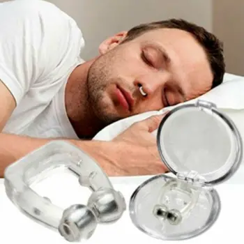 Bărbați Femei Clipple Magnetic Anti Sforăit Opri Sforăit Clip Nas De Somn De Dormit Ajutor