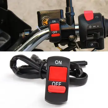 1buc Universal Ghidon Motocicleta Corn Lumina de Semnalizare Flameout Controler Buton Comutator Dublu Flash Periculos Comutatorului Lămpii de