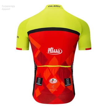 Tur Echipa Pro Bărbați Vară Ciclism Jersey Maneci Scurte Biciclete Tricouri Maillot Ciclismo ITALIA Ciclism Îmbrăcăminte Topuri