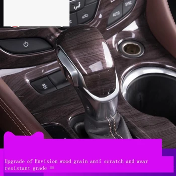 Akcesoria Samochodowe Auto Interior Decor Autocolant Accesorii Auto Mânerul Ușii de Viteze Consola centrala Sistem DE Buick Envision