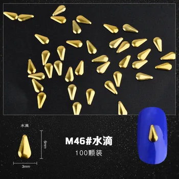 Japoneze nail art act rolul ofing este gustat de metal nituri tubulare unghiile nit decoratiuni picături Yangtze nit